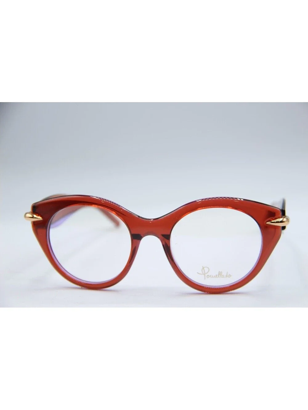 Pomellato Pm0020O 004 Red Clear Authentic Eyeglasses 48-19-140